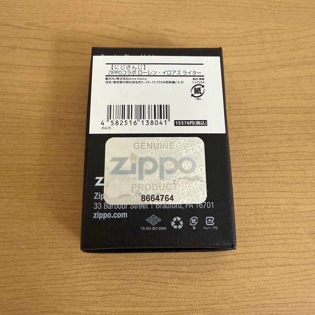 にじさんじ　ローレン・イロアス　Zippo ポスターカード付き