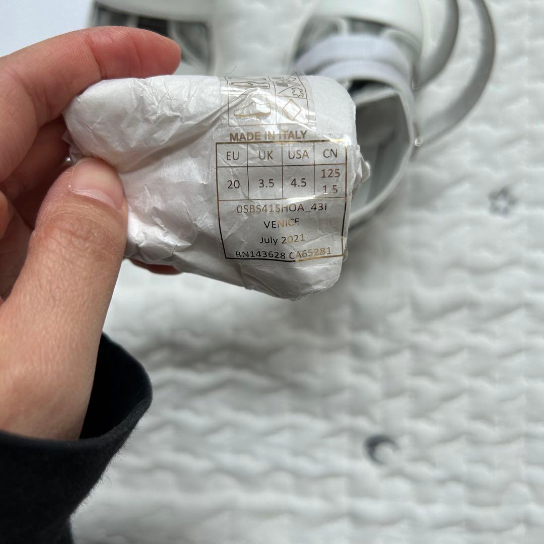 【新品】DIOR ベビー ハイトップスニーカー　12.5センチ