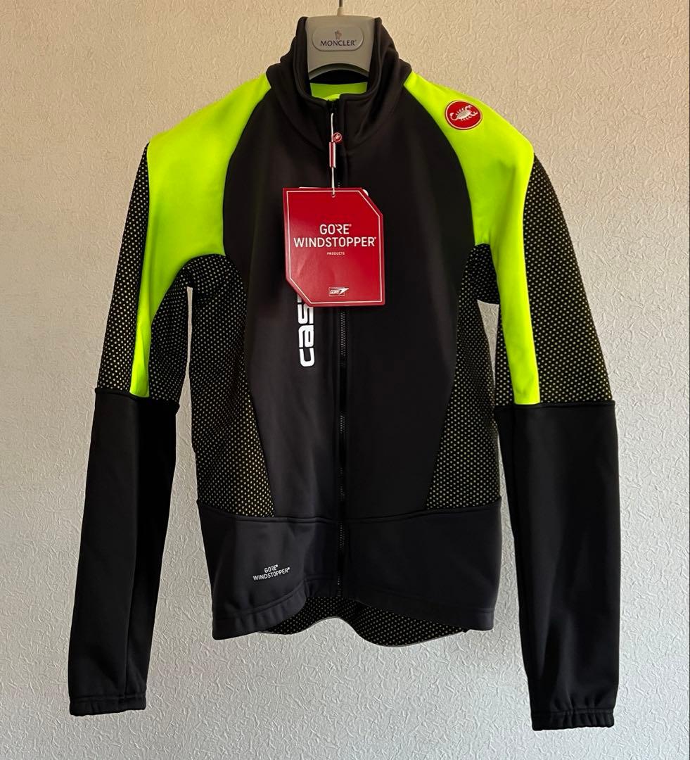 新品 カステリ サイクリング ジャケット GORE 裏起毛 サイクル ジャージ