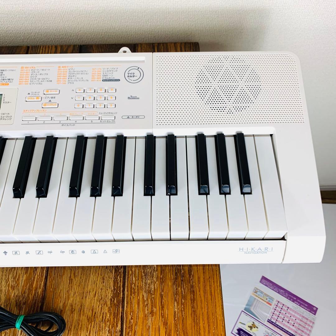 CASIO 61鍵盤 光ナビゲーションキーボード LK-118 電子ピアノ