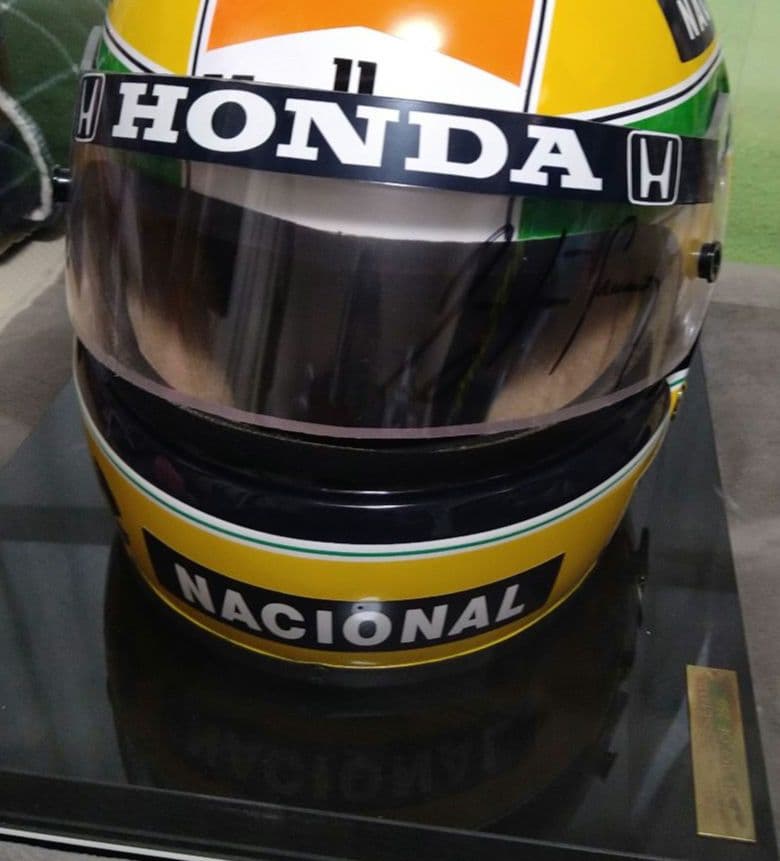 【レア】限定250個 BELL アイルトン・セナ 直筆サイン ヘルメット