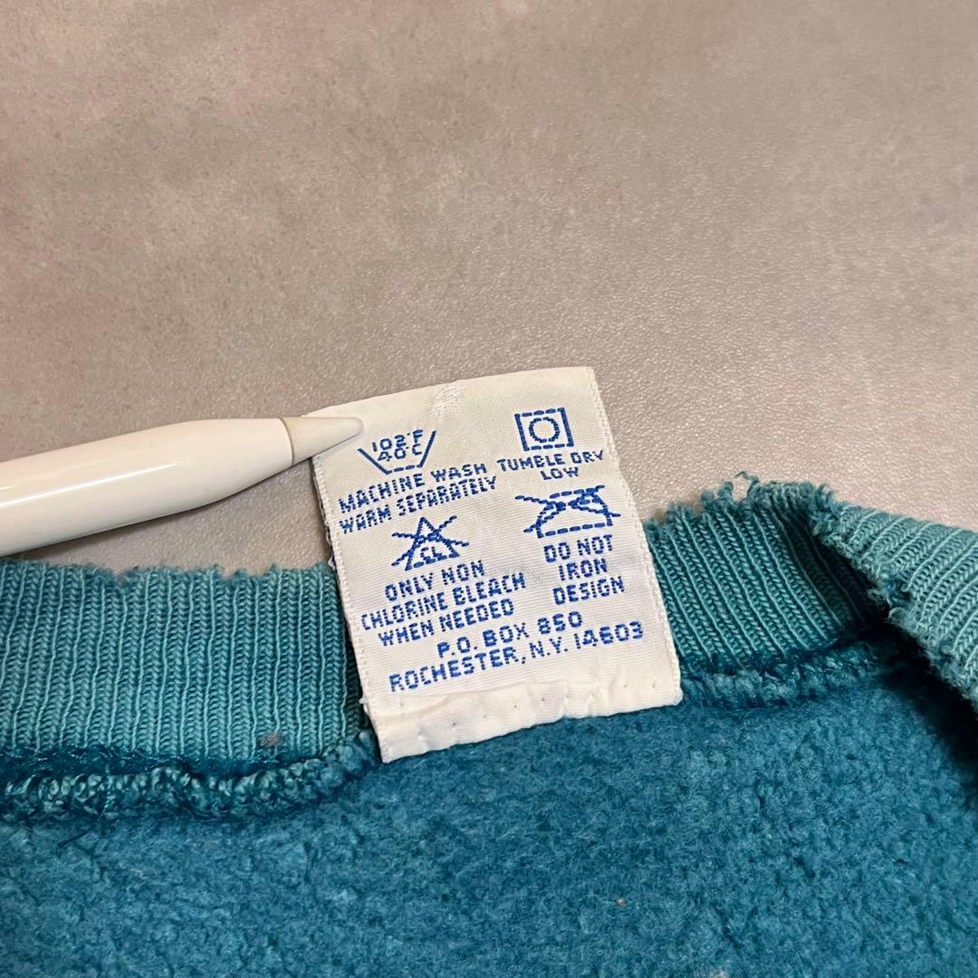 トップス Champion 90s reverse weave Tiffany Blue