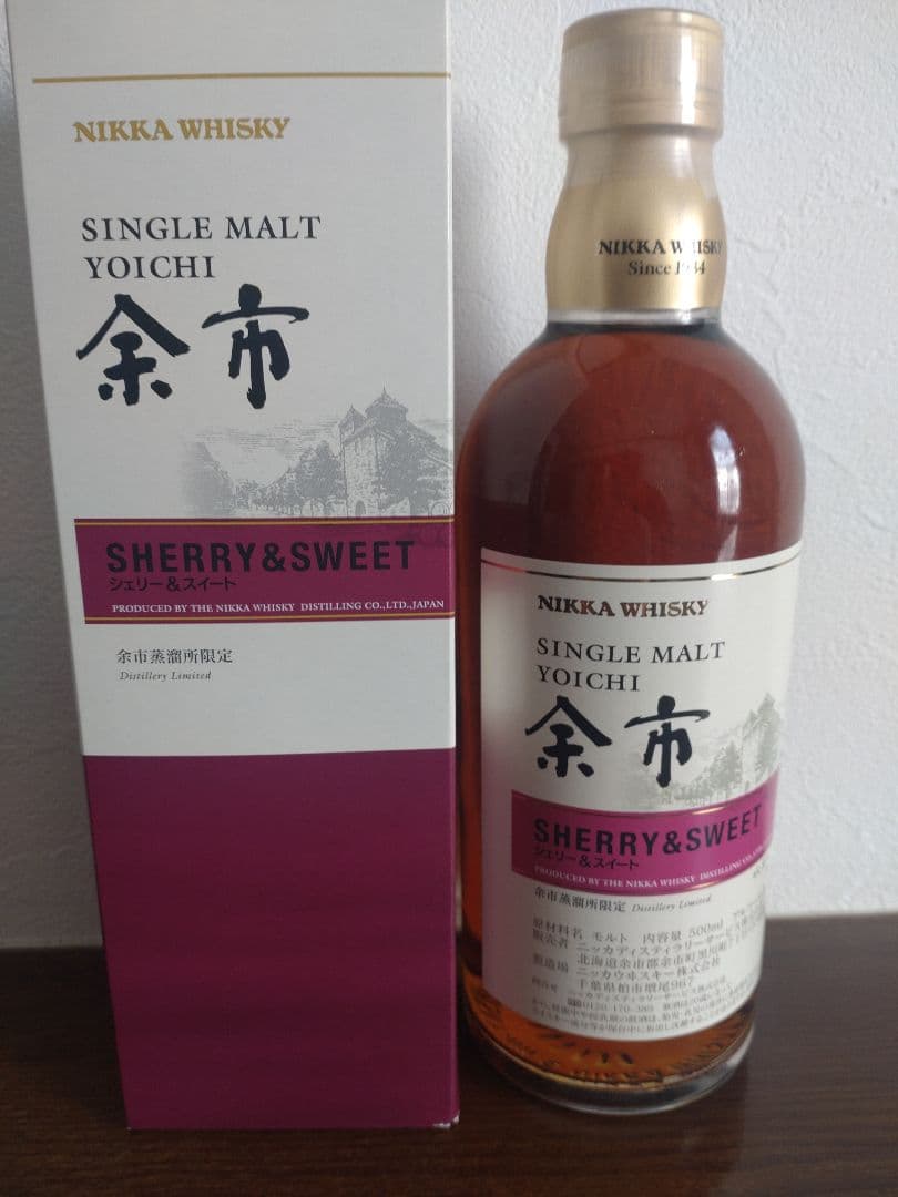 ニッカ 余市 SHERRY & SWEET 500ml