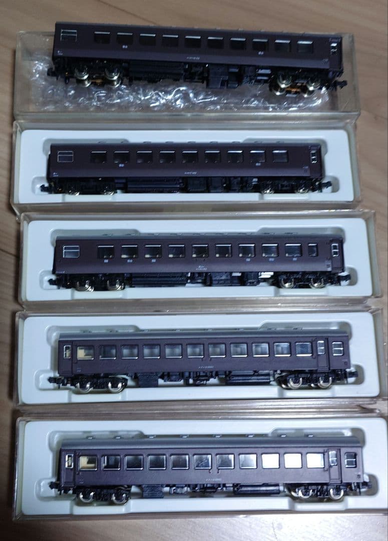 マイクロエース　国鉄10系軽量客車　11両セット （ブルー、茶）