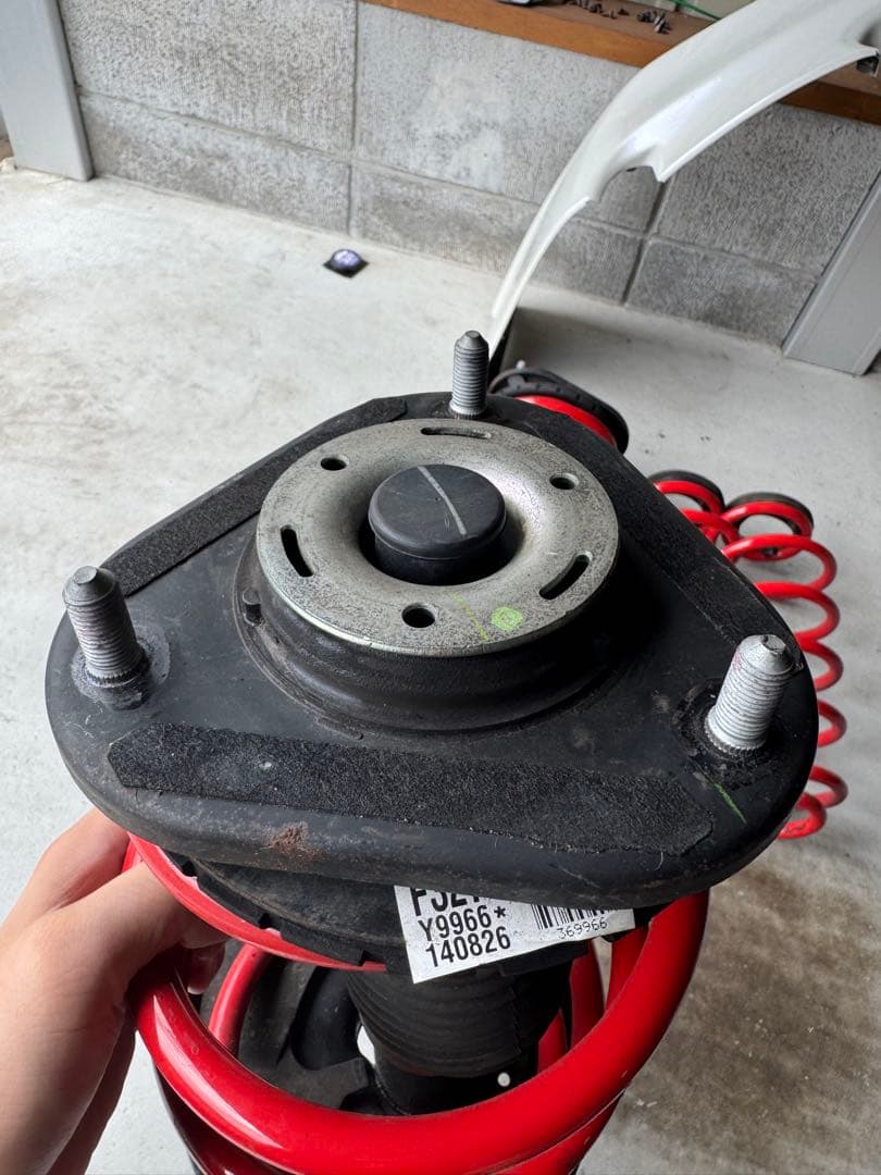 プリウス 30 ダウンサス　タナベ　NF 後期　純正　フロント　リア　ショック