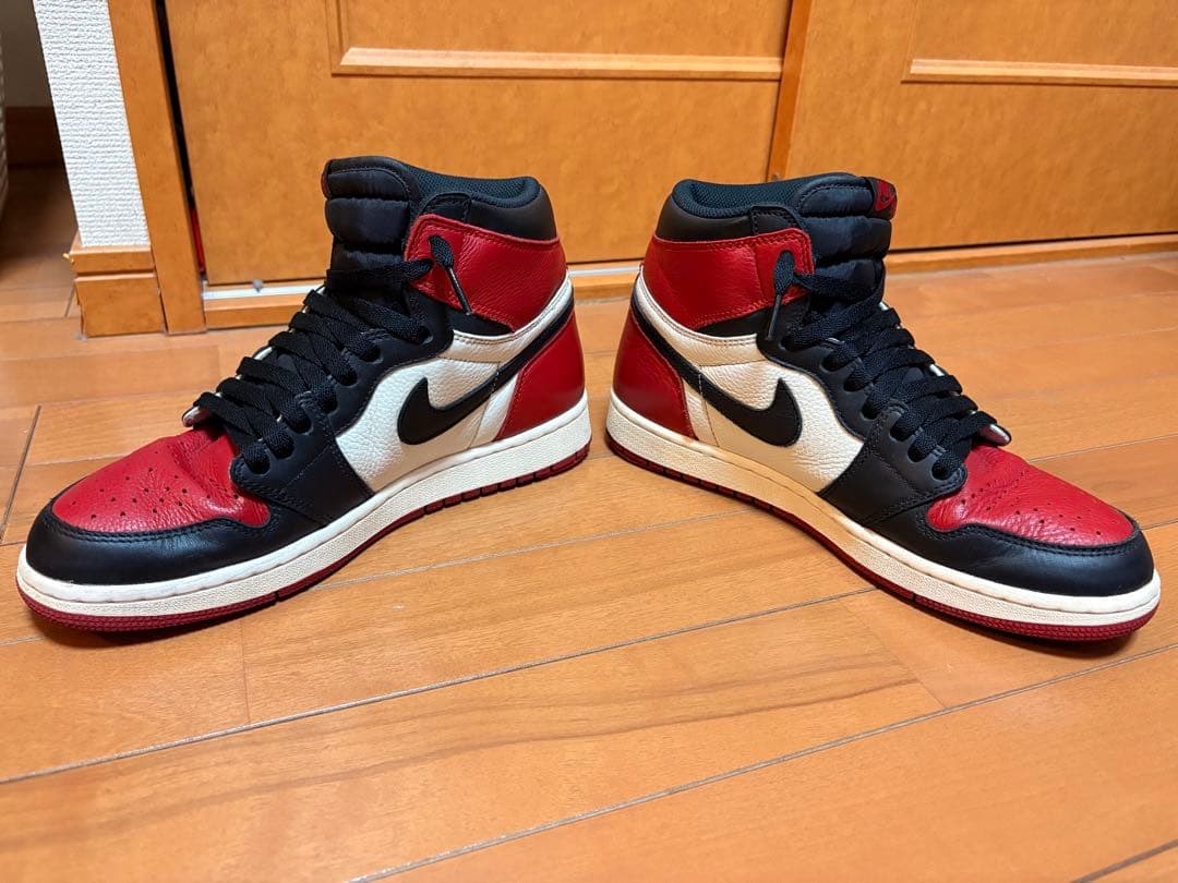 Nike Air Jordan 1 赤/黒/白　555088-610