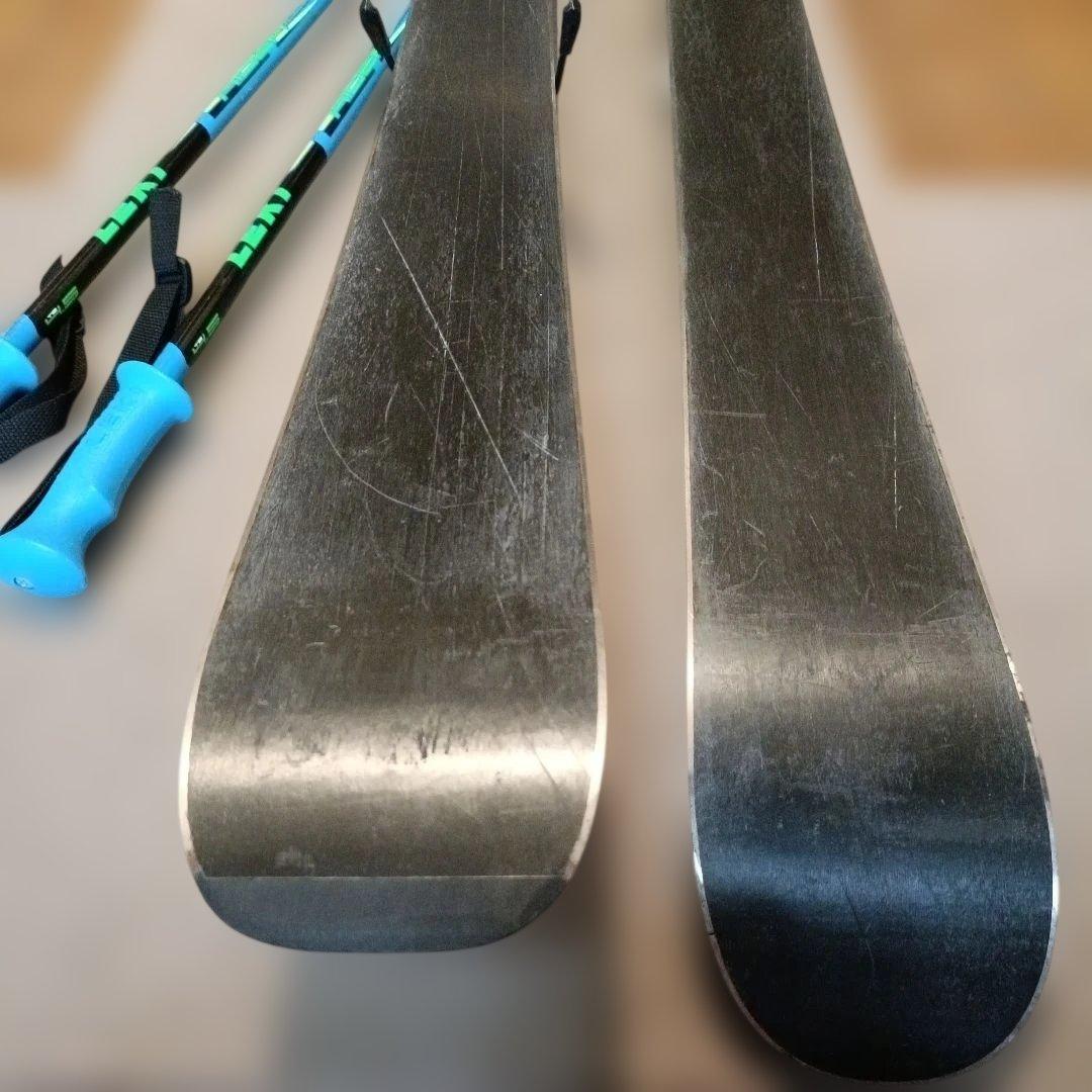 【中学年〜高学年用】ロシニョール》スキーセット”アナと雪の女王エルサデザイン ”