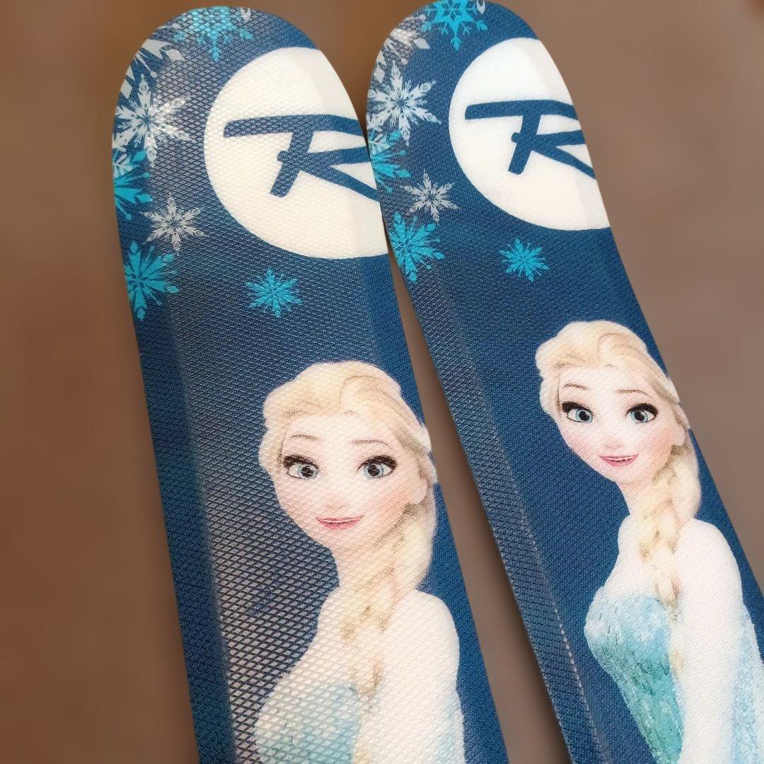 【中学年〜高学年用】ロシニョール》スキーセット”アナと雪の女王エルサデザイン ”