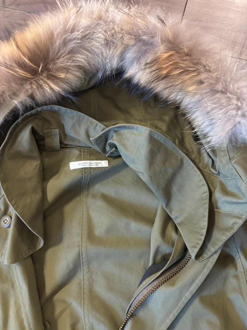 ＪＯＵＲＮＡＬ　ＳＴＡＮＤＡＲＤモッズコート ファー付き
