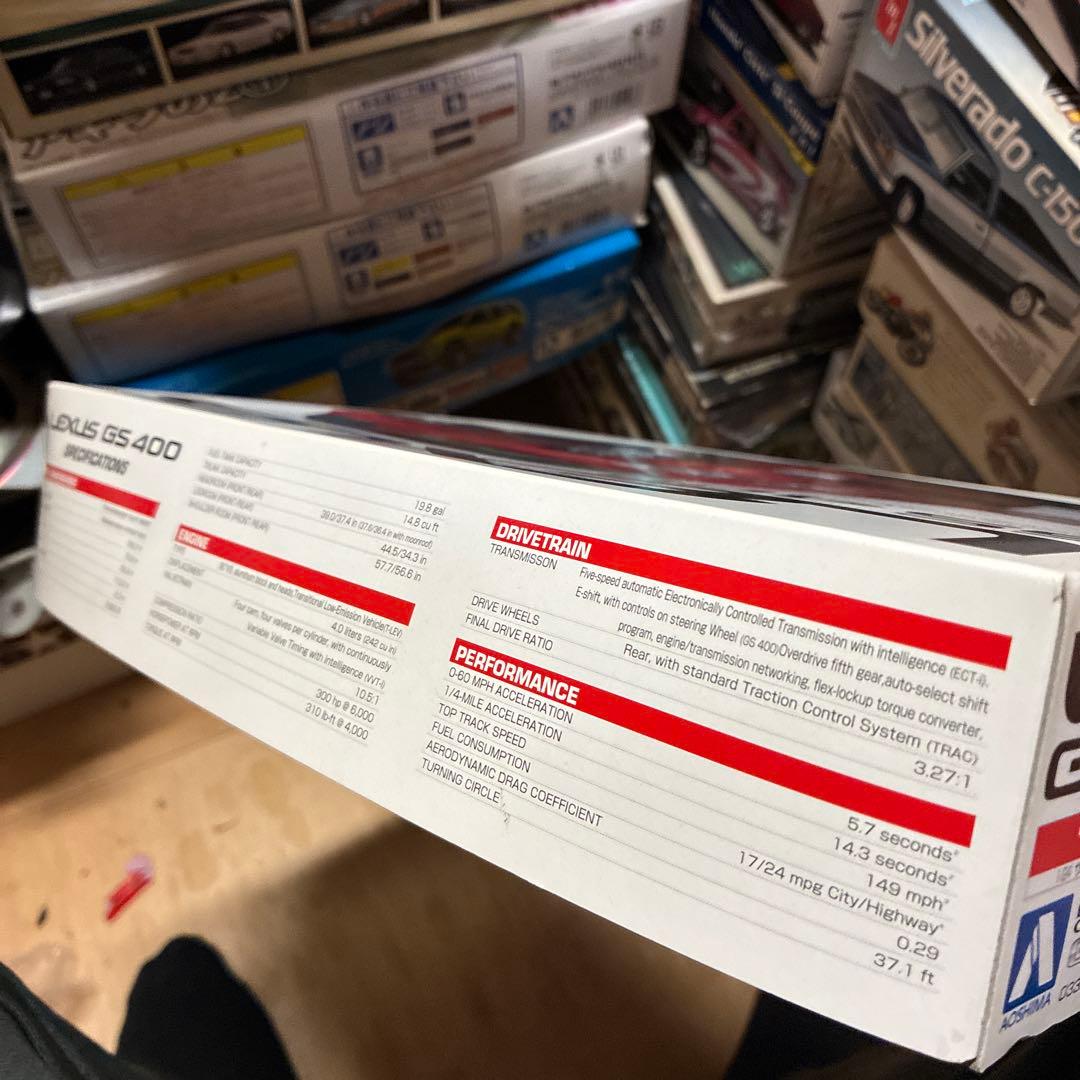 青島LEXUS GS 400 プラモデル絶版