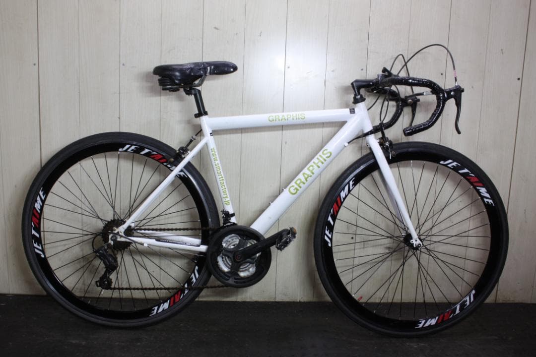 GRAPHISグラフィス 700C シマノ21速 490mm ロードバイク