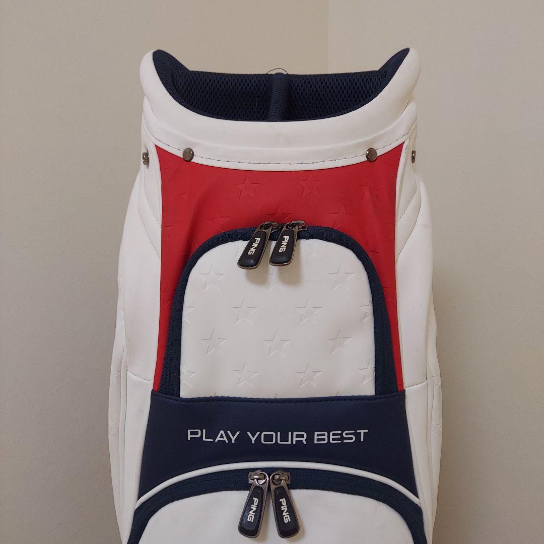 PING ピン キャディバッグ ★トリコロール