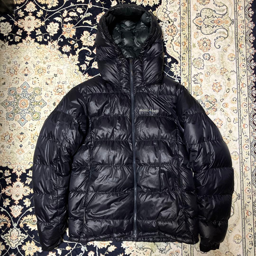 mont bell アルパインダウンパーカ　ブラック　800FP