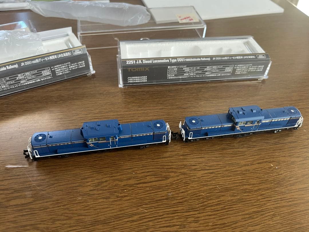 展示品 TOMIX 2251 最新ロット DD51 北海道色 2両セット