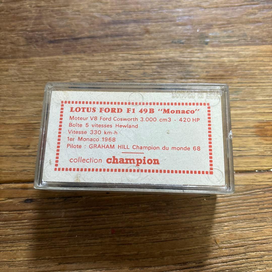 Lotus Ford F1 49B 1968年モデル ミニカー
