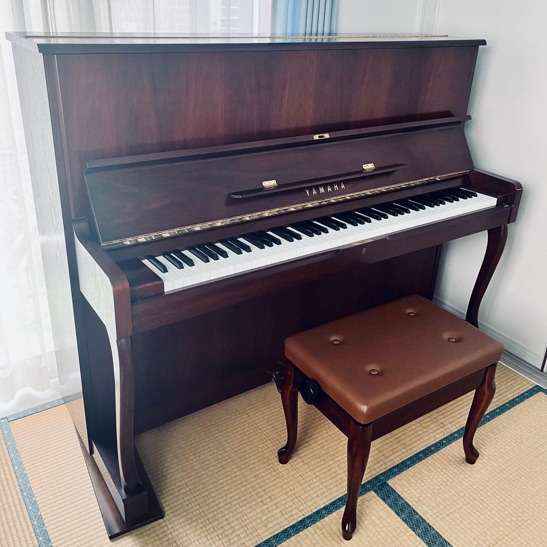 【最終】YAMAHA アップライトピアノ W110BW 猫脚 ウォルナット 美品