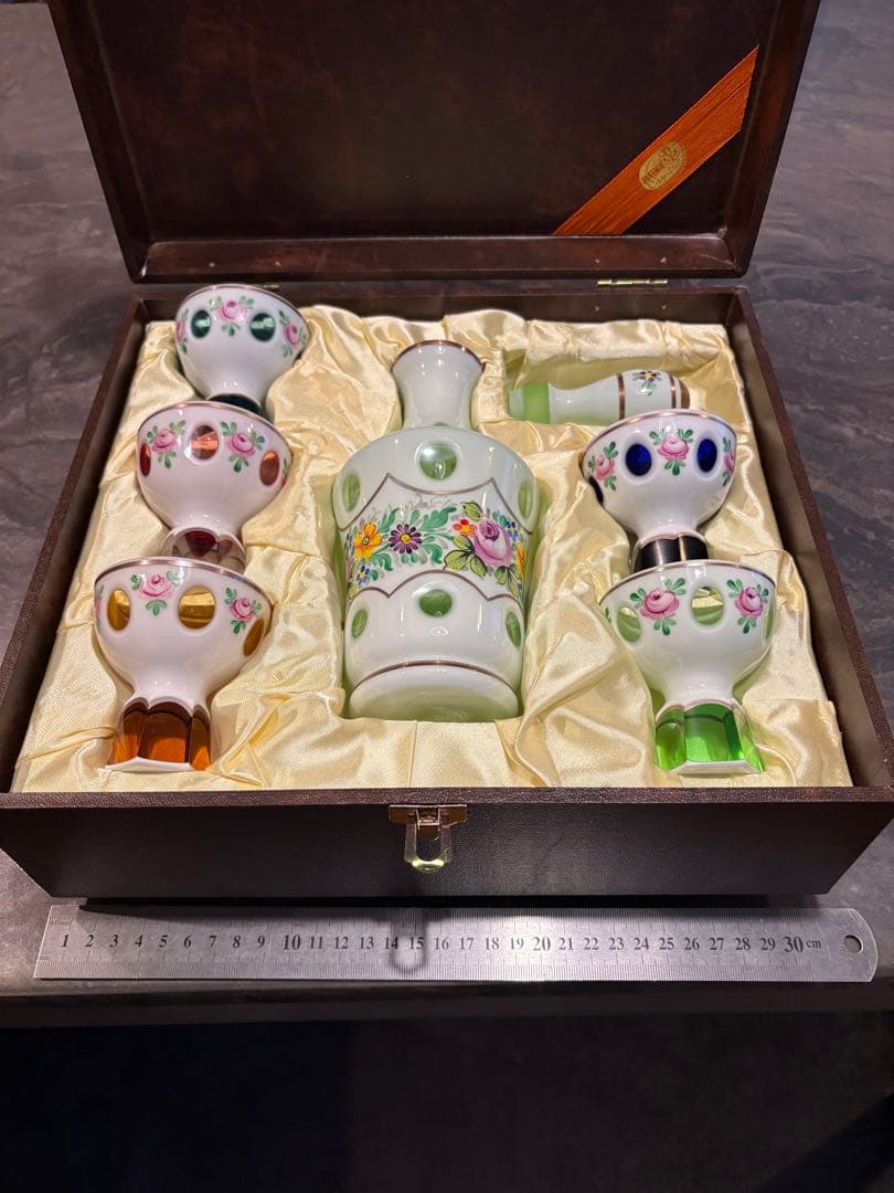 Bohemia Glass デキャンタセット