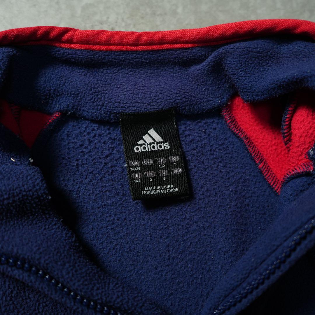 00s adidas スペイン代表 FEF ハーフジップフリース 短丈 y2k