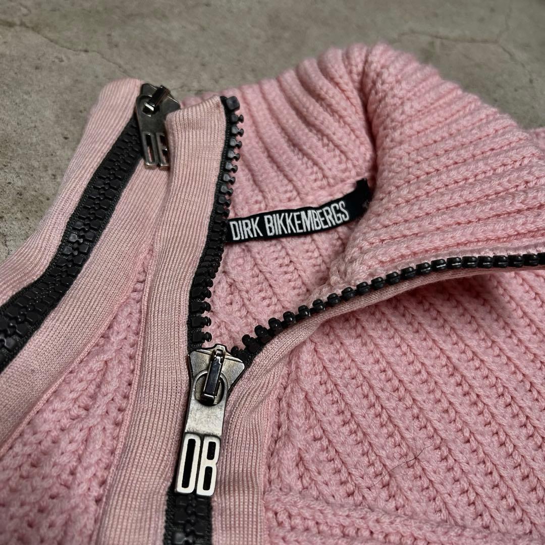 00s “Dirk Bikkembergs” zip gimmick knit