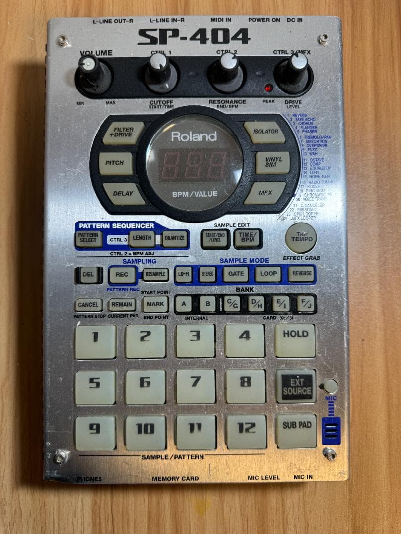 DJ機材 boss sp-404