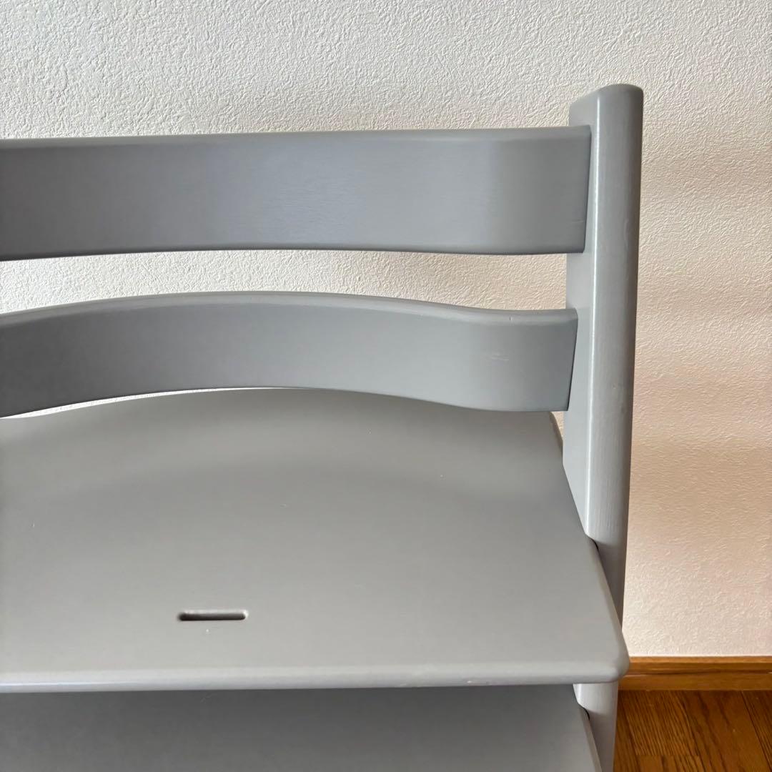 美品＊ストッケ　トリップ トラップ　ベビーチェア+ベビーセット　ストームグレー