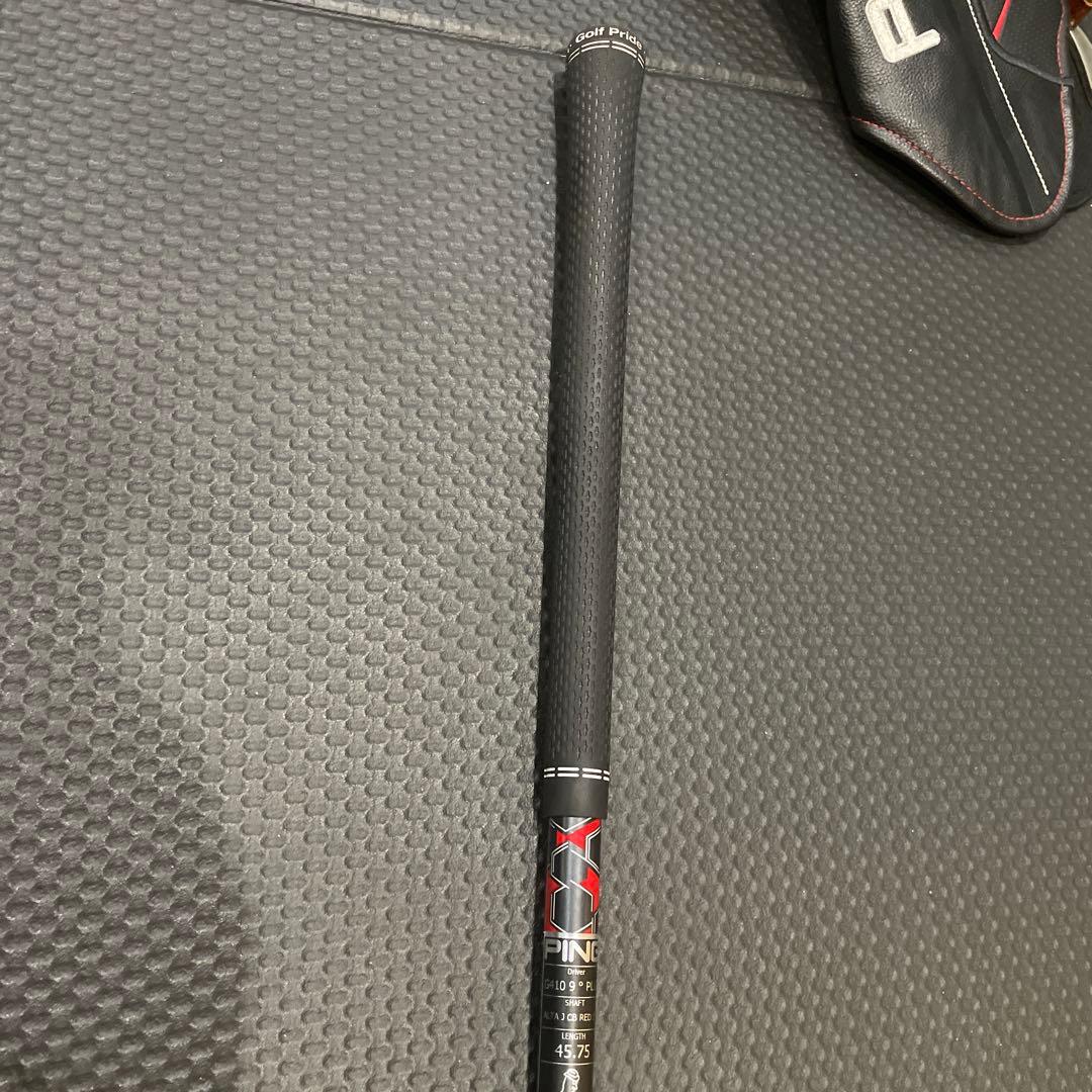 ピンG410plusドライバー9°純正シャフト付き