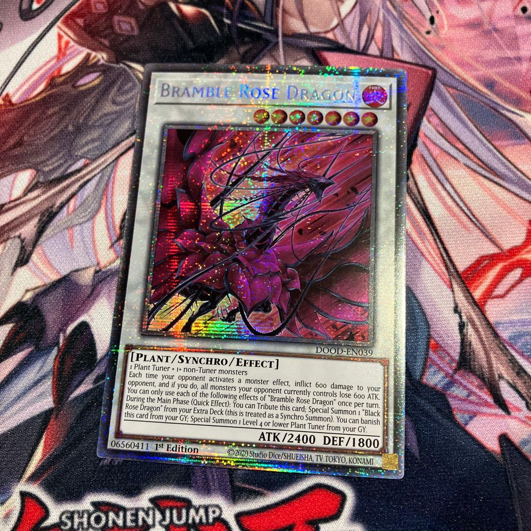 遊戯王　EU版　黒薔薇の破滅竜　スターライトレア