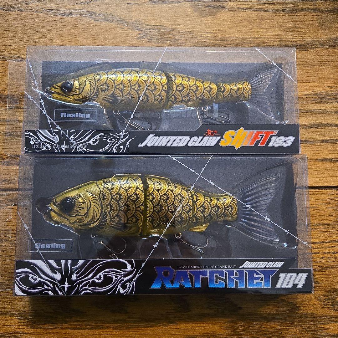 JOINTED CLAW SHIFT 183 & RATCHET 184 　金鯱