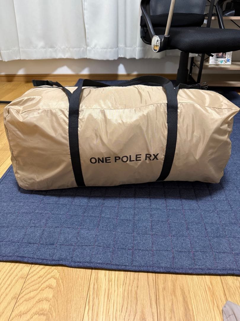 【美品】ONE POLE RX キャンプテントLサイズ