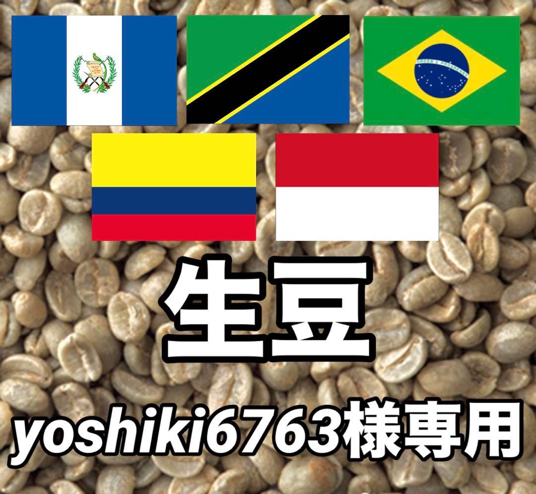 【yoshiki6763】コーヒー生豆6種類セット！　※送料無料