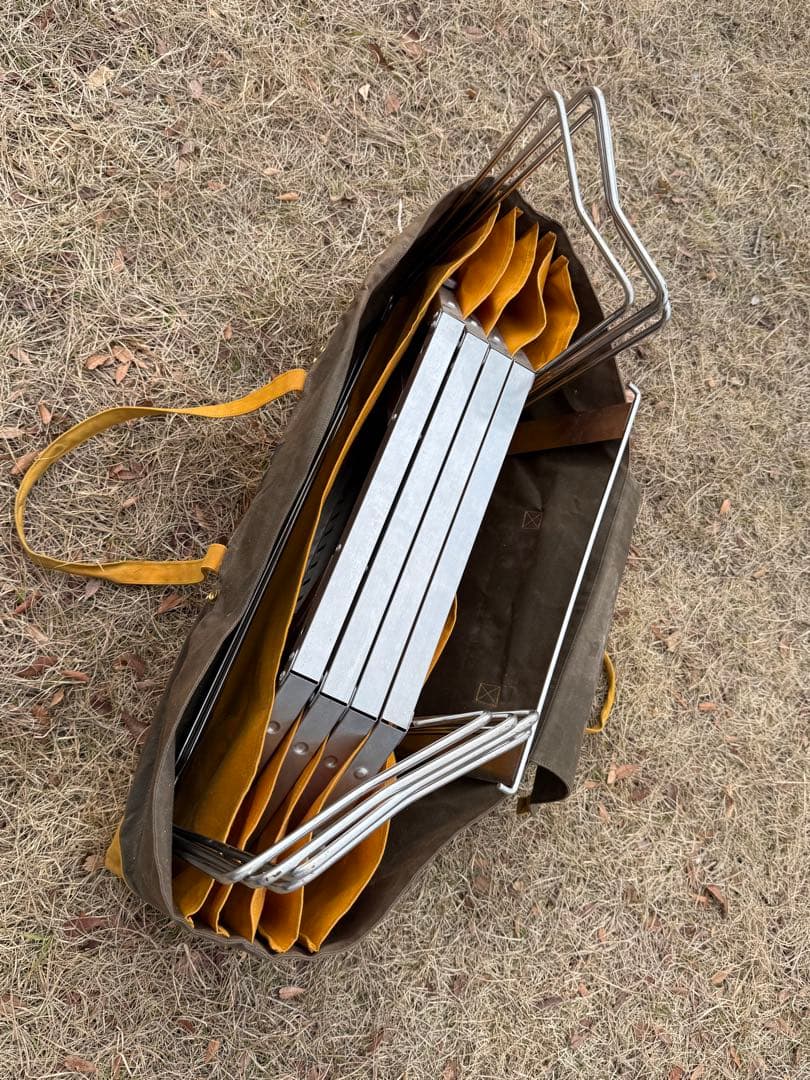 スノーピーク　ジカロテーブル【ブリッジセット】【専用オリジナルバッグ付】焚き火台