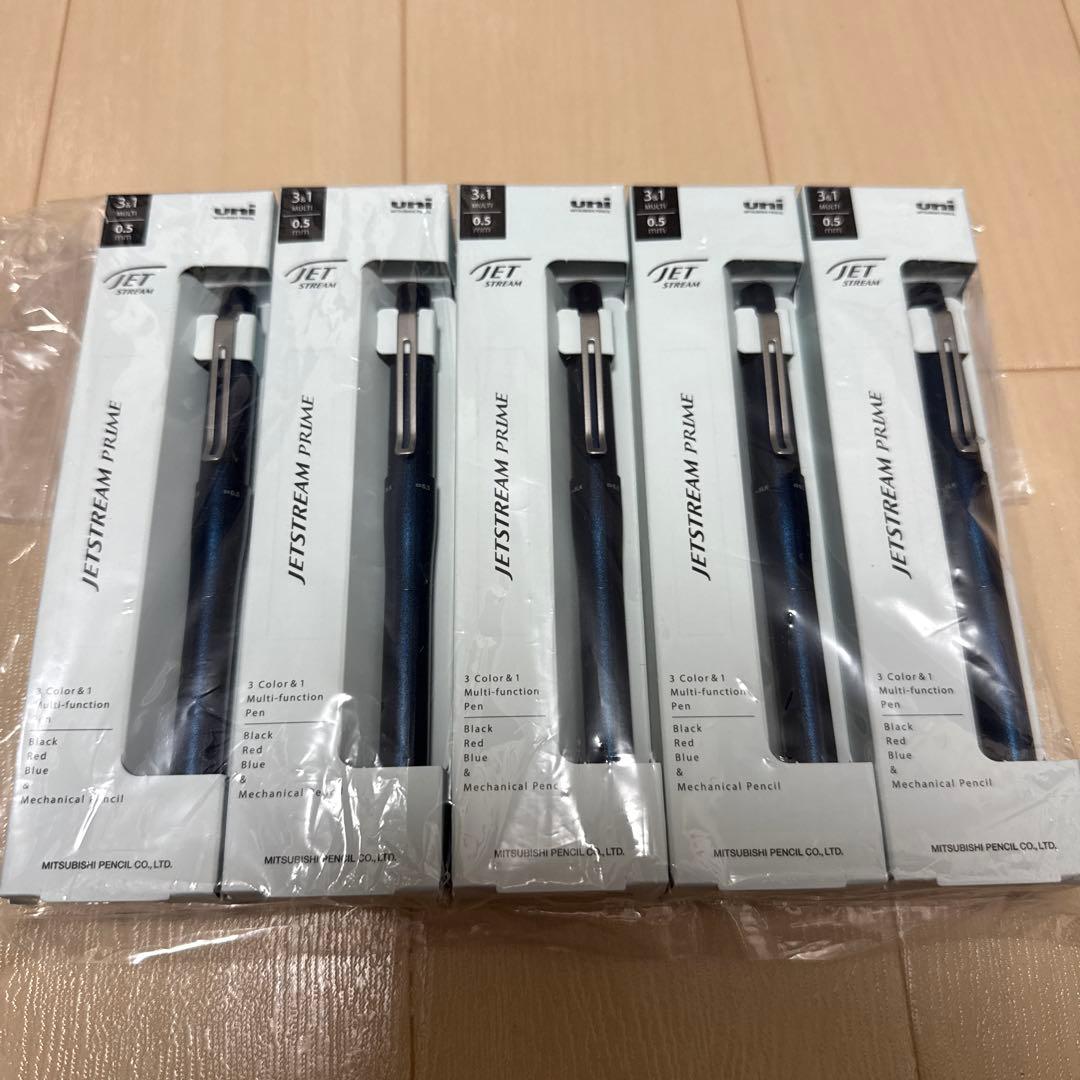 新品ジェットストリーム プライム 多機能ペン 3＆1　0.5mm　5本セット