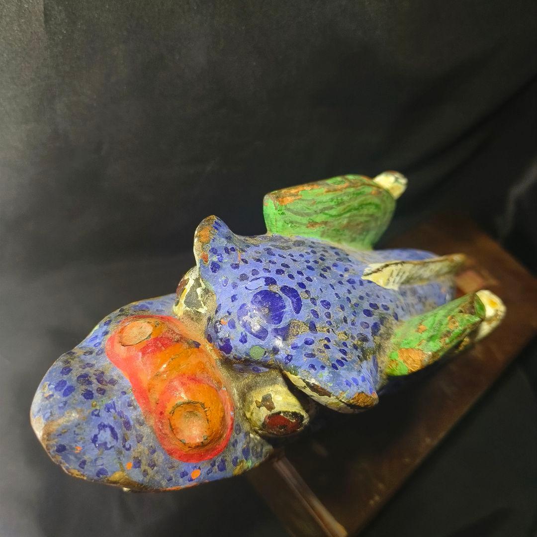 中国骨董 木彫竜頭 明清古建築 木鼻 だんじり 地車 寺流出古美術品 コレクター