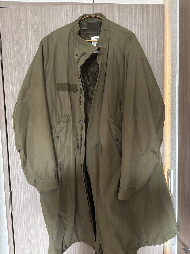 freaks storeフリークスストア　モッズコートカーキ3wayキルティング