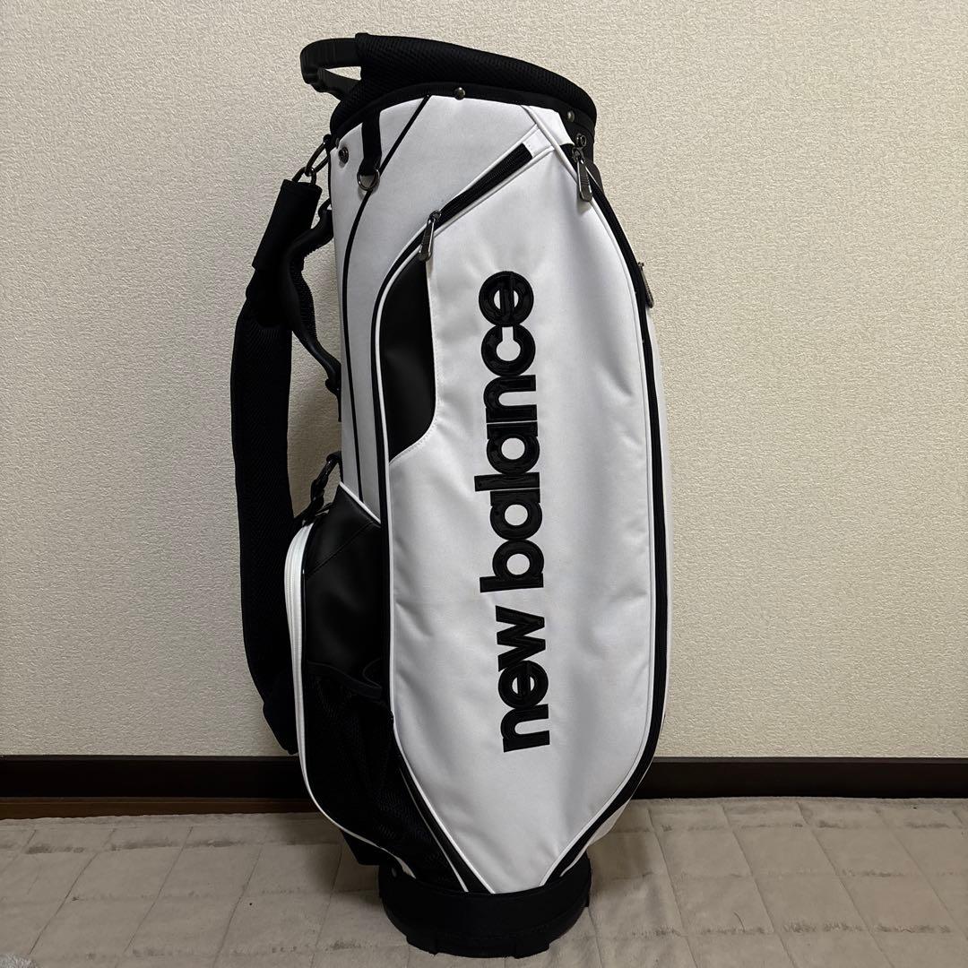 new balance キャディバッグ ホワイト・ブラック