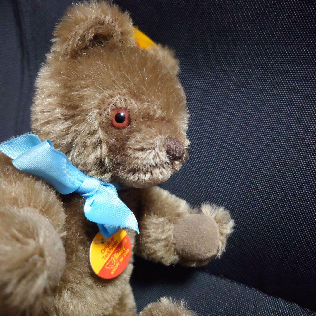 美品 vintage steiff シュタイフ テディベア ドイツ ブラウン
