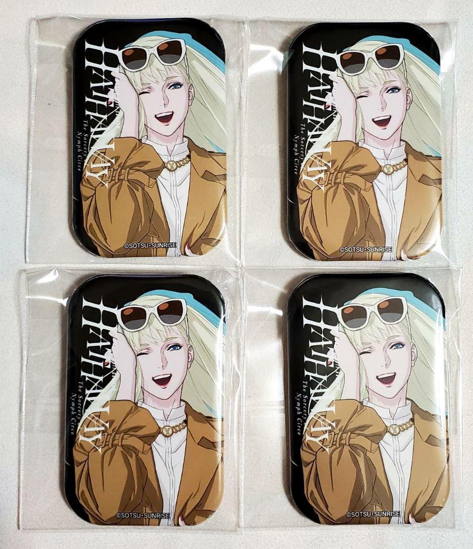 閃光のハサウェイ 公式ショップ スクエア缶バッジ ギギ・アンダルシア 4点セット