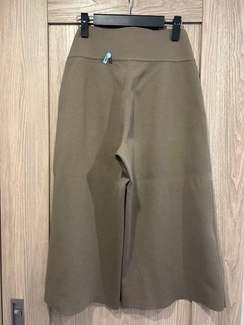 FOXEY ★フォクシーNYガウチョニットパンツ 40 エスプレッソ