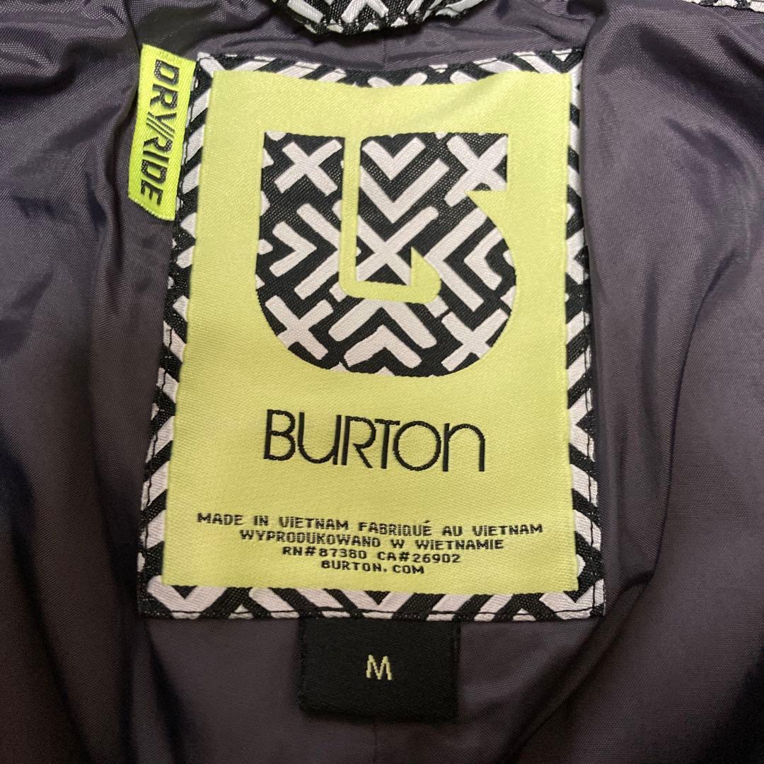 【美品】バートン BURTON スノボウェアスノーボード Mメンズ紺デニムスキー