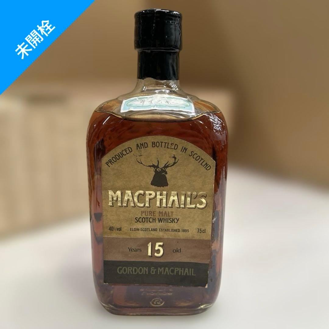 6402【未開栓】マクファイル 15年 ウイスキー 750ml 40％