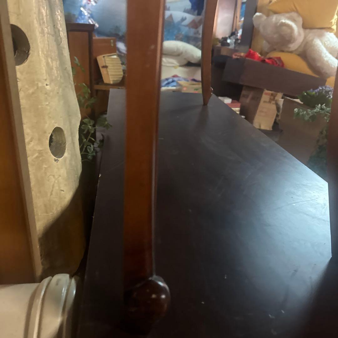 アンティーク　コンソールテーブル　マホガニー