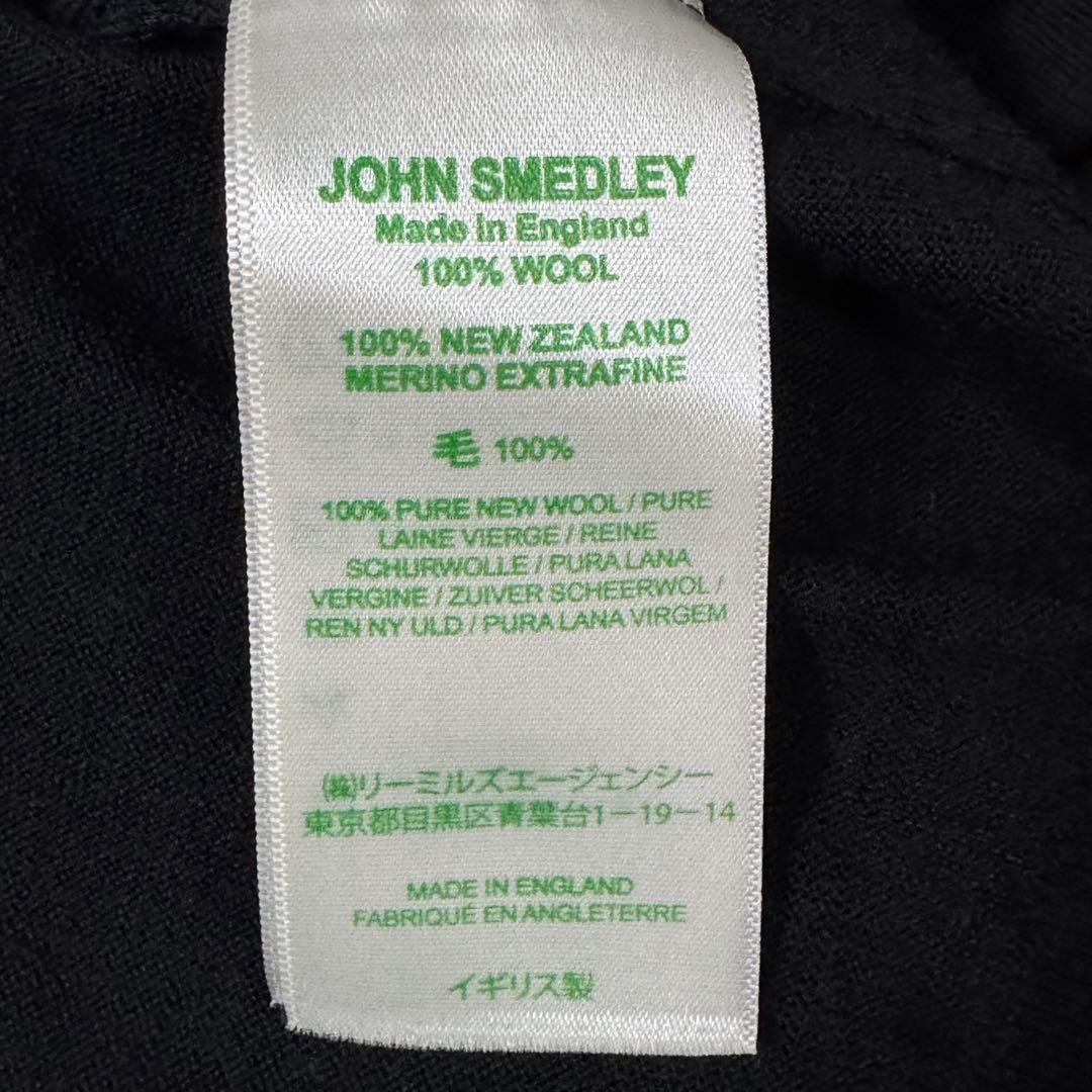 まもなくセール終了　ジョンスメドレー　モックネック　HARCOURT 黒 30G