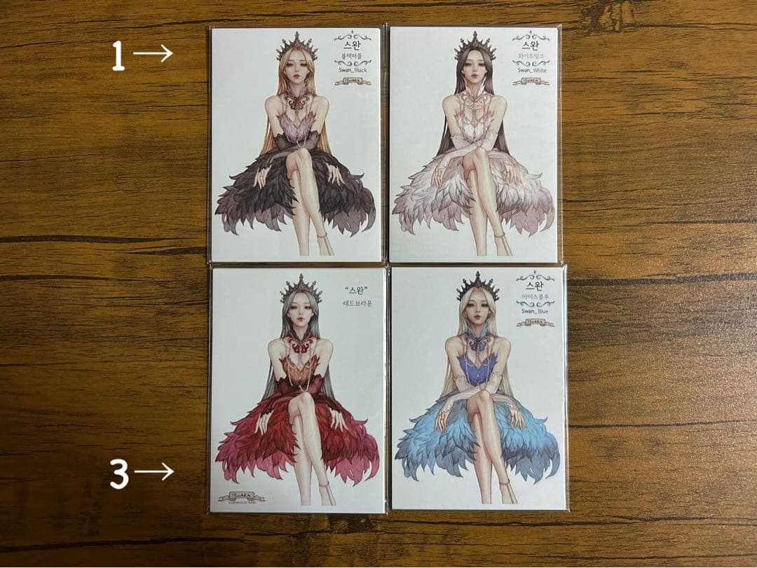 人物ステッカー　hwara様