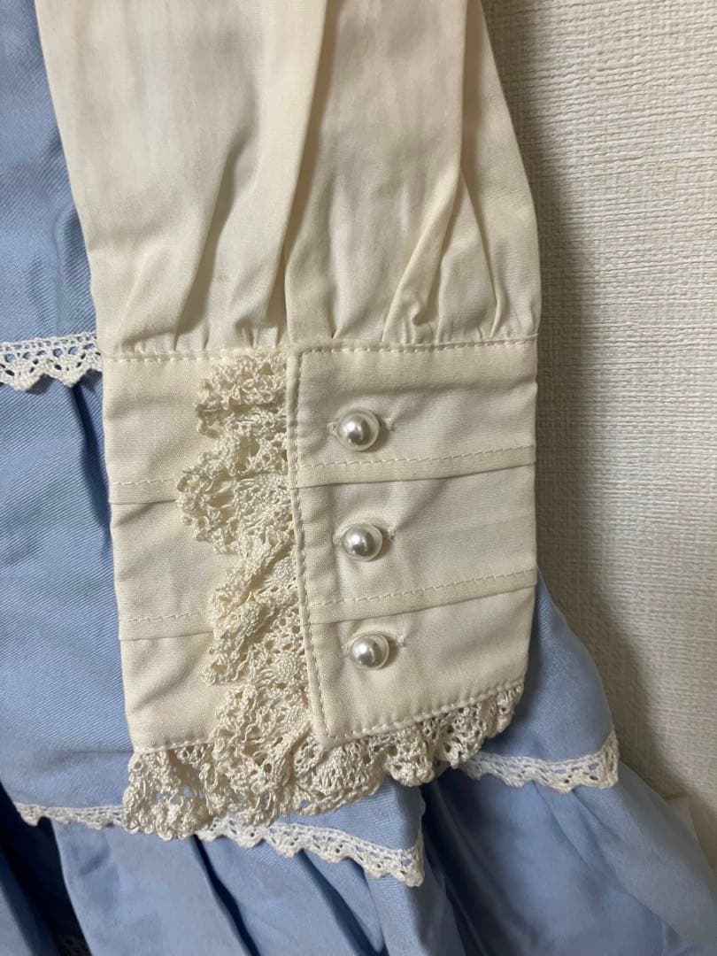 CHOCOCHIP COOKIE 水色 ゴスロリドレス フリル レース