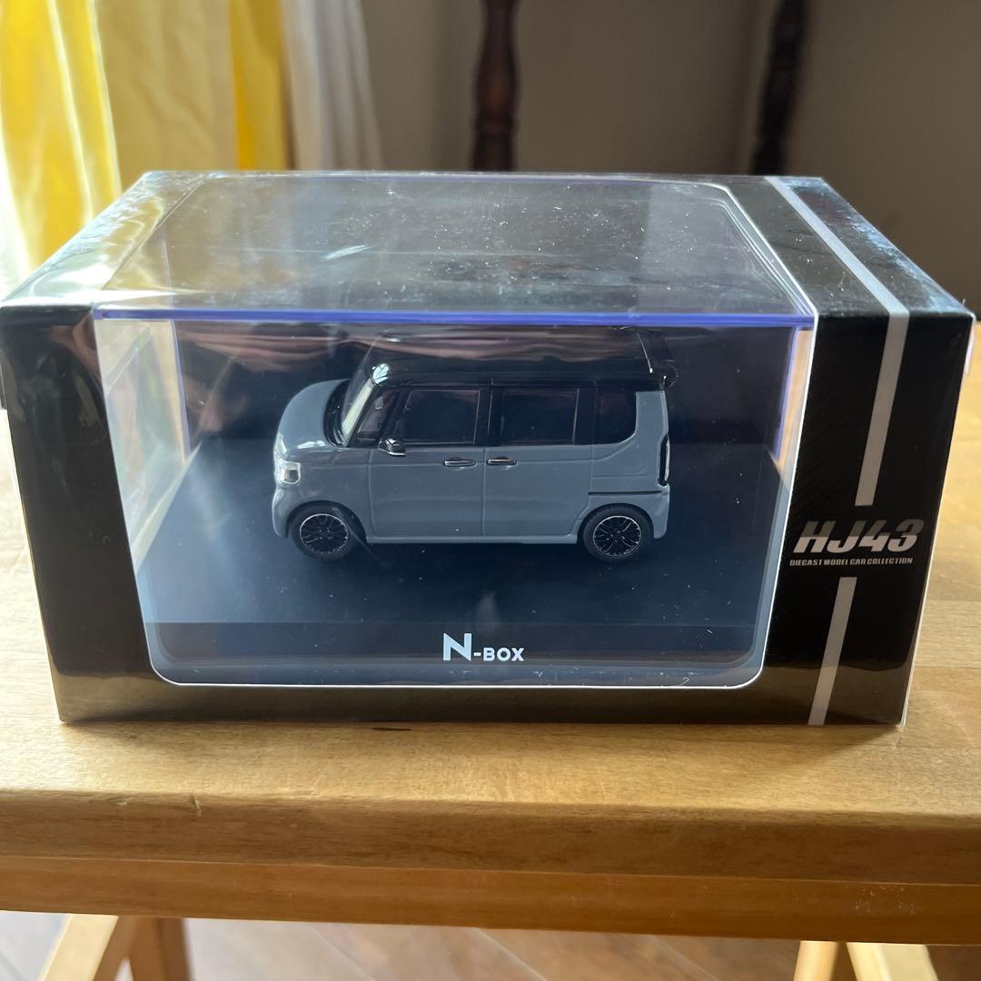 ホンダ　1/43 ミニカー　NBOXカスタム　エヌボックス　ツートン　サンプル