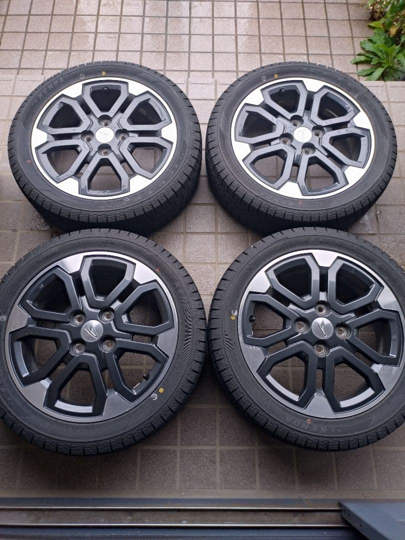 メ*6様 ダイハツ　ウェイク　純正ホイール　スタッドレスタイヤ付き！