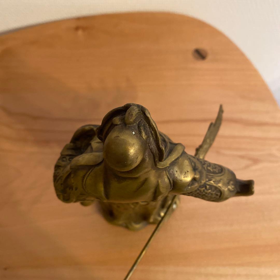 【開運】関羽　置物　三国志　関聖帝君