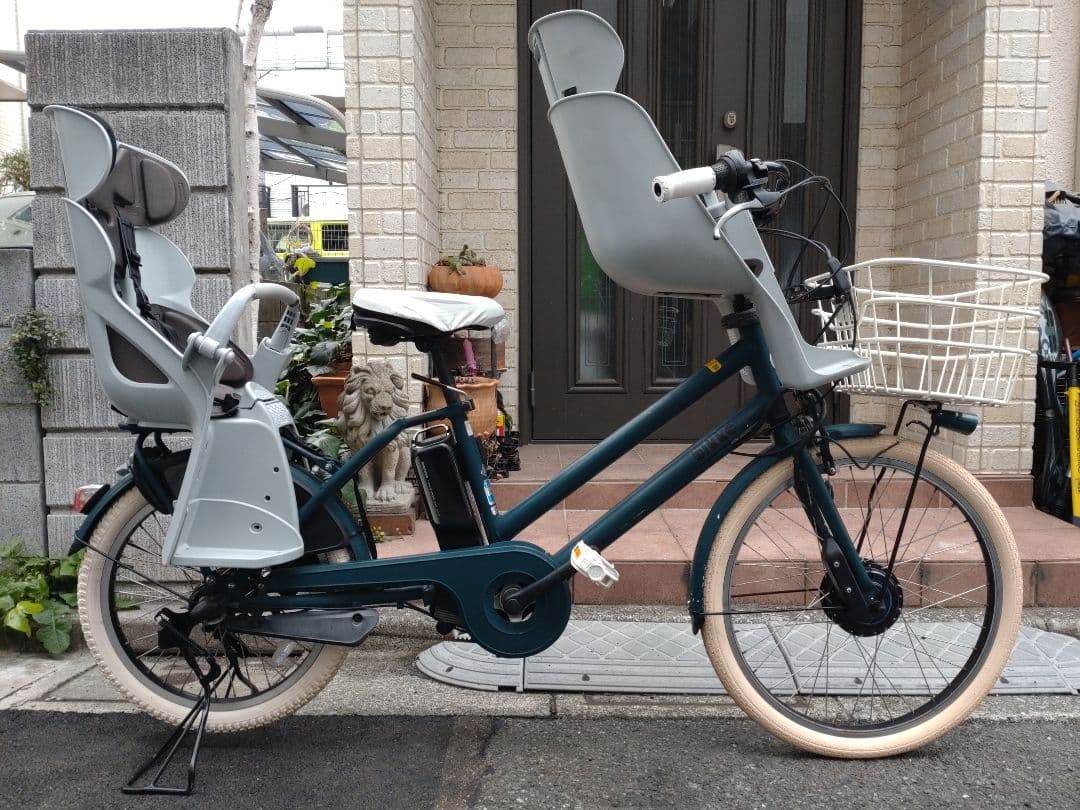 LALA★カスタム【ビッケグリ】電動アシスト自転車★バッテリー★子供乗