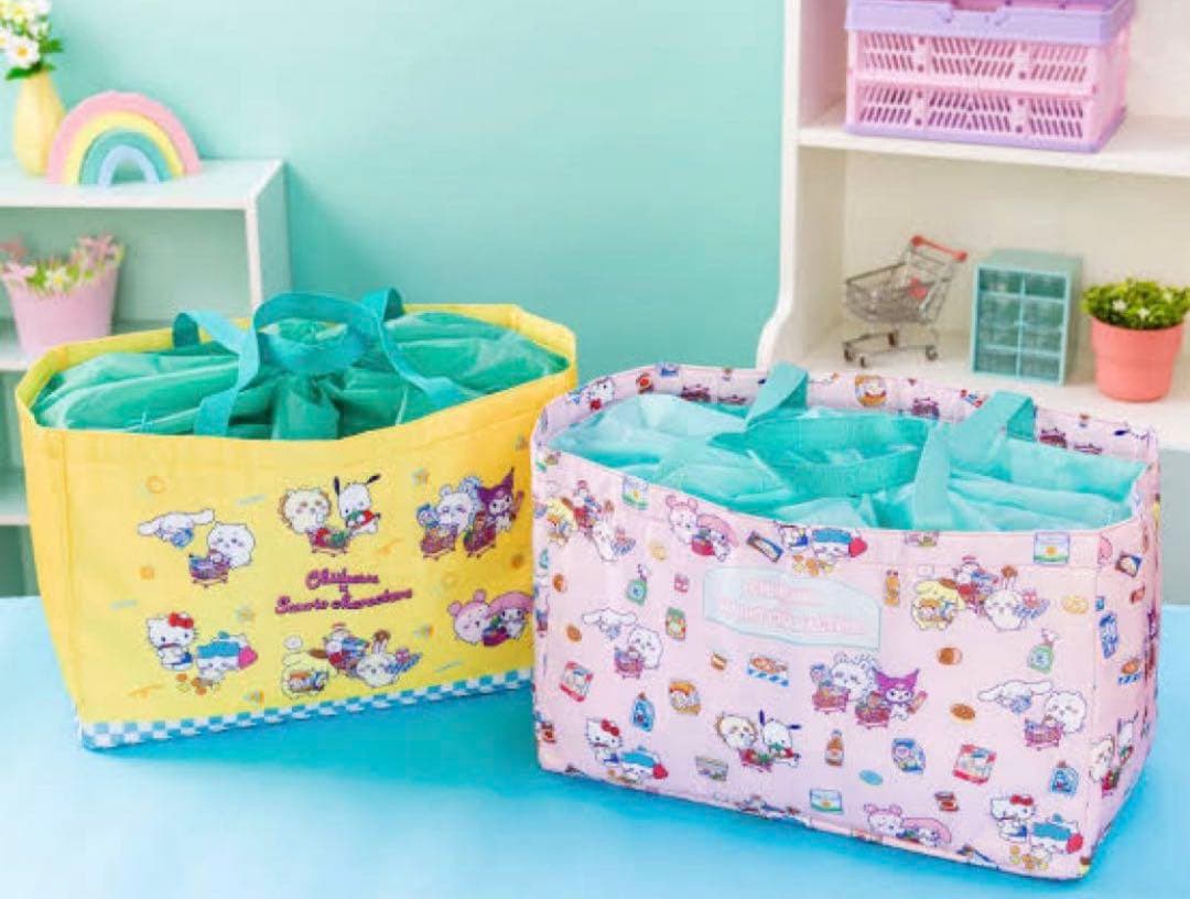 ちいかわ×サンリオキャラクターズ　レジかごバッグ　2種各5つ　10個セット