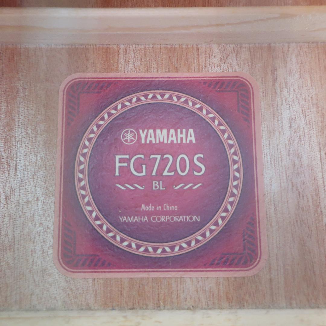 弦交換美品 YAMAHA FG720S アコースティックギター ヤマハ製ケース付
